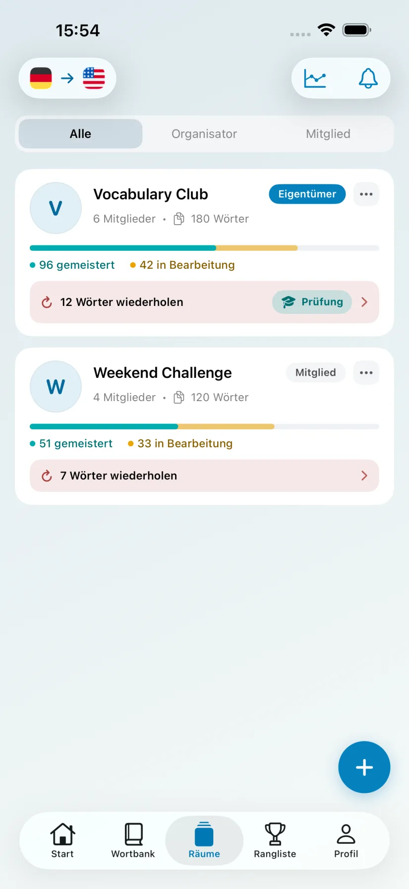 Lerne mit Freunden
