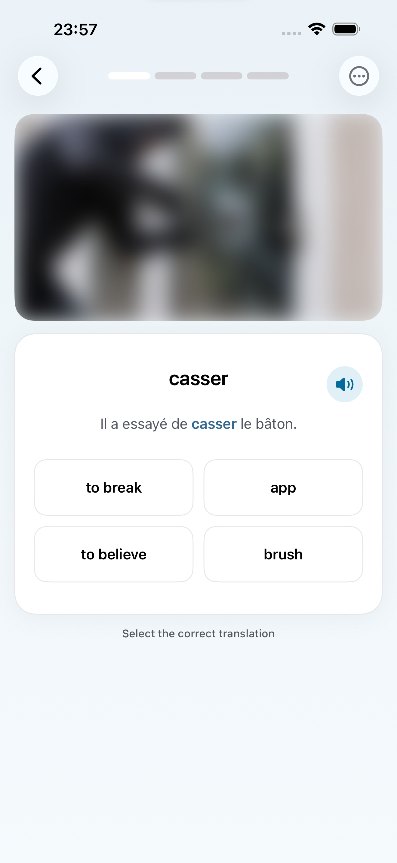 Choose the translation
