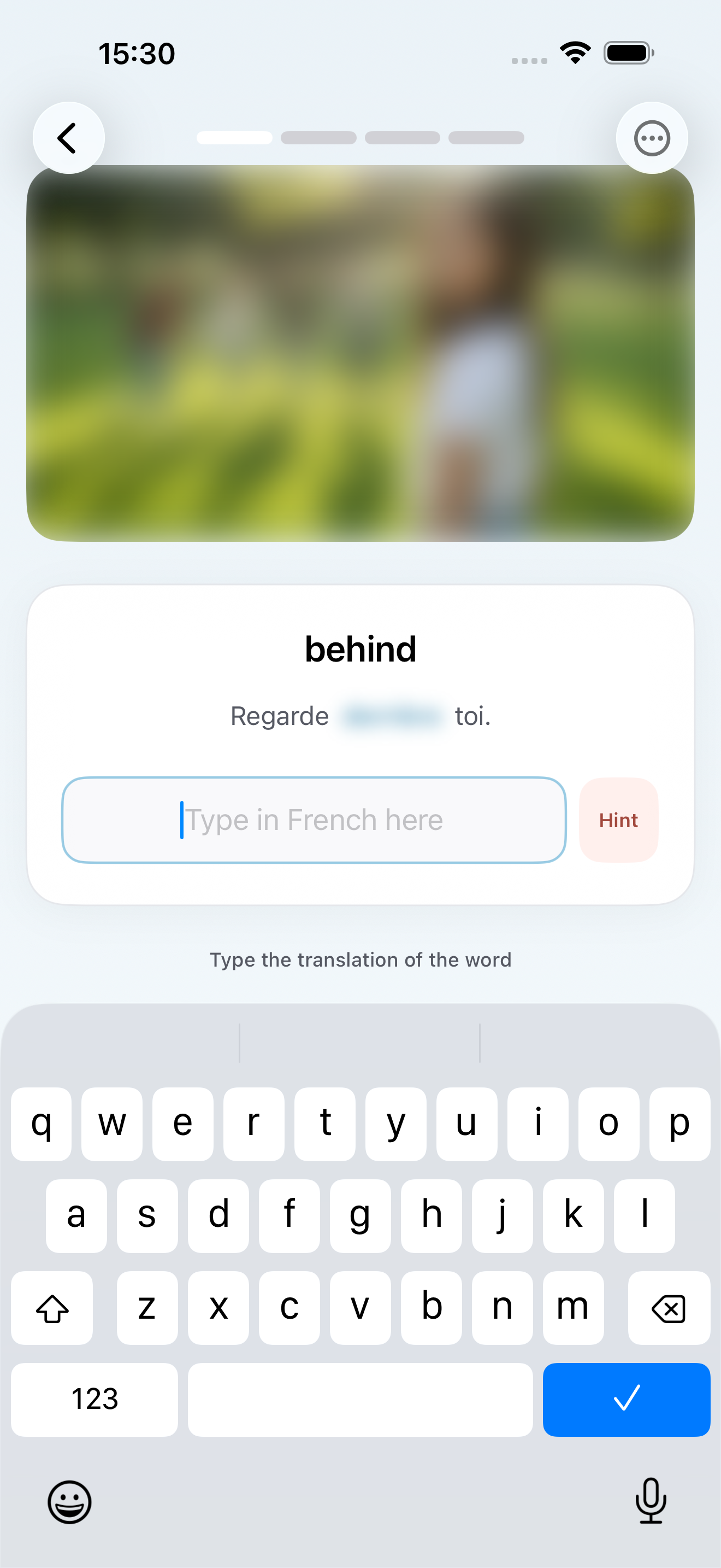 Typing practice