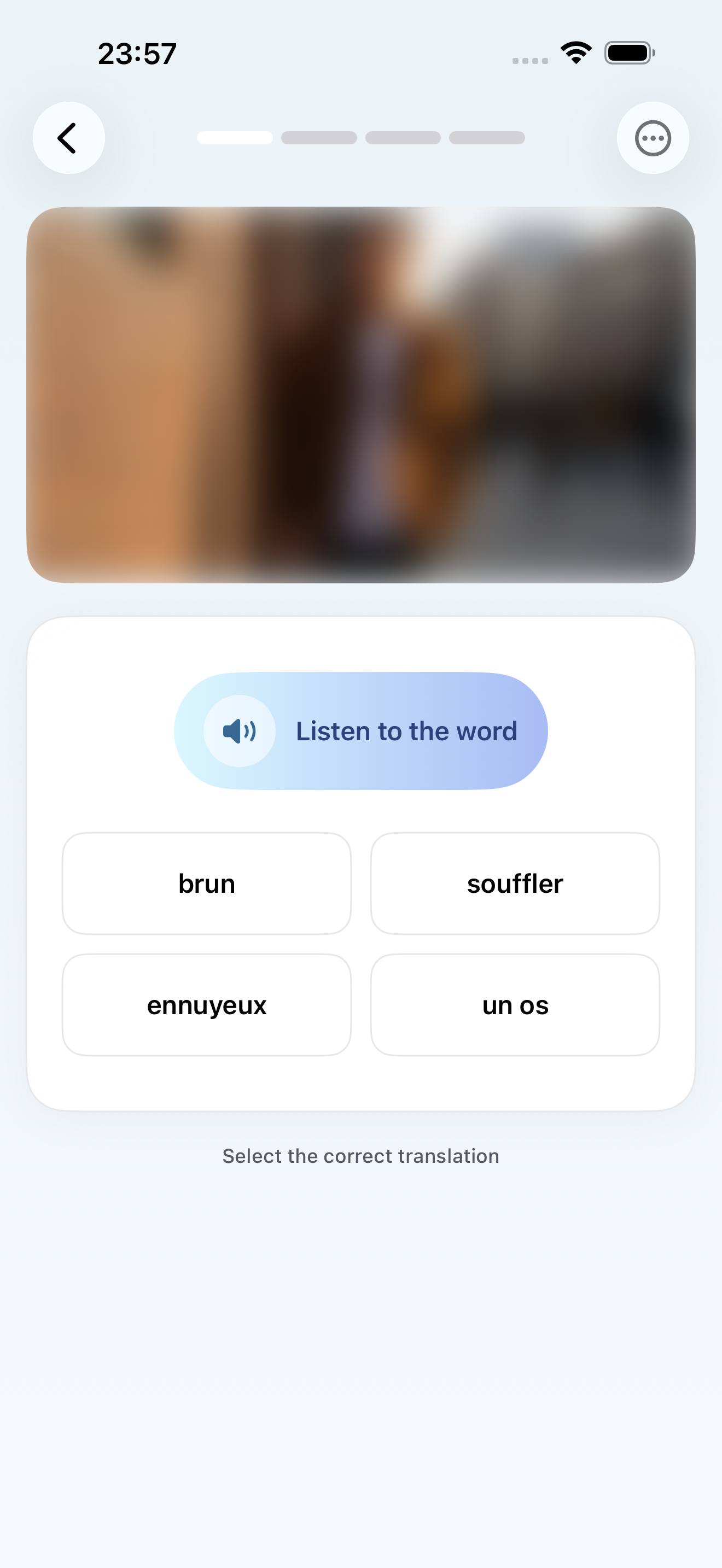 Listening comprehension