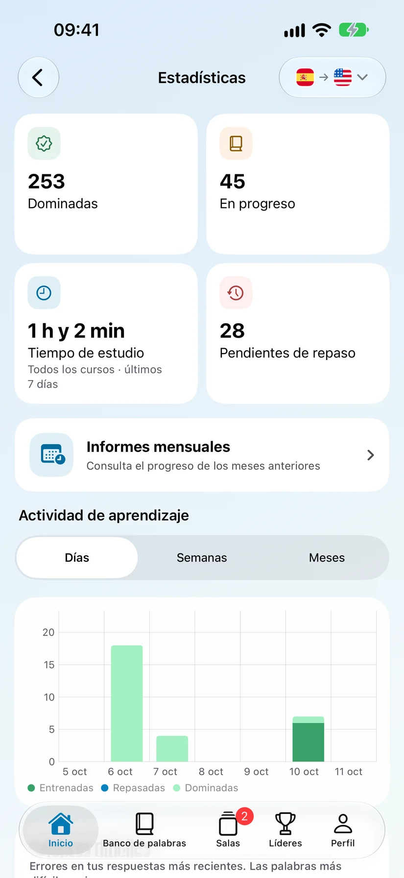 Sigue tu progreso