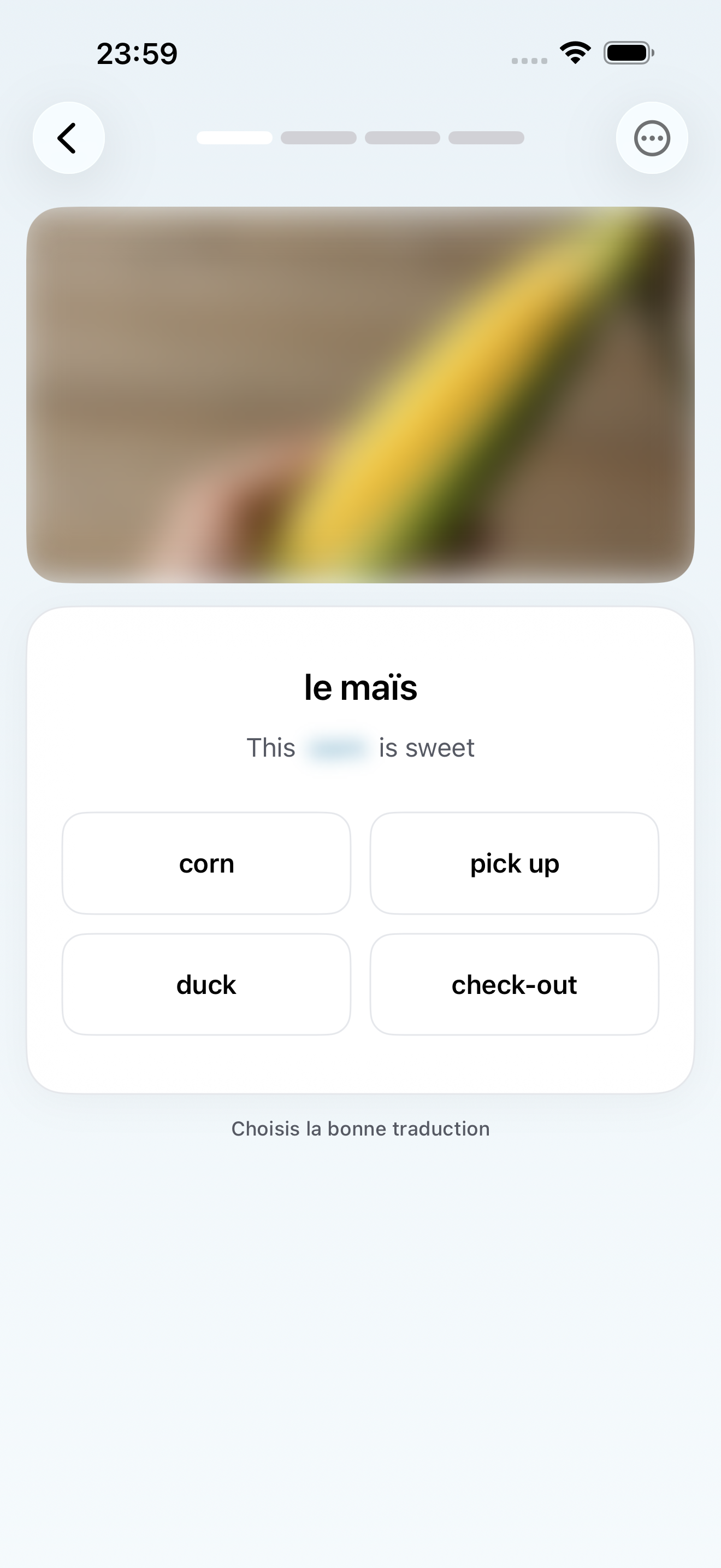 Question à choix multiple